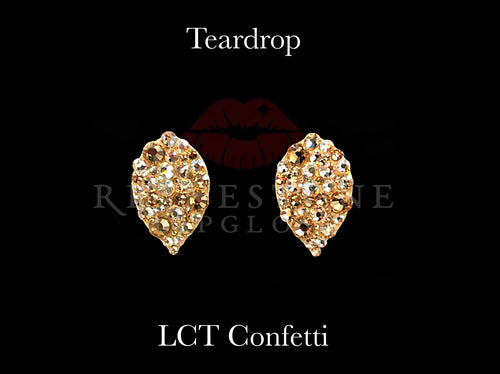 Teardrop Confetti - Light Colorado Topaz Confetti