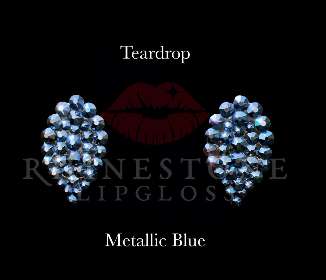 Teardrop Metallic Blue