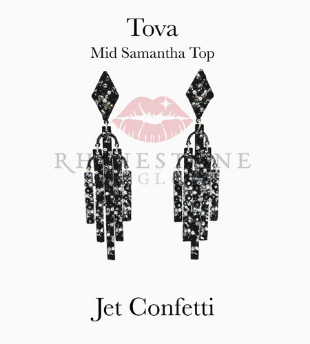 Tova Bar Chandelier Exclusive Confetti Jet Confetti