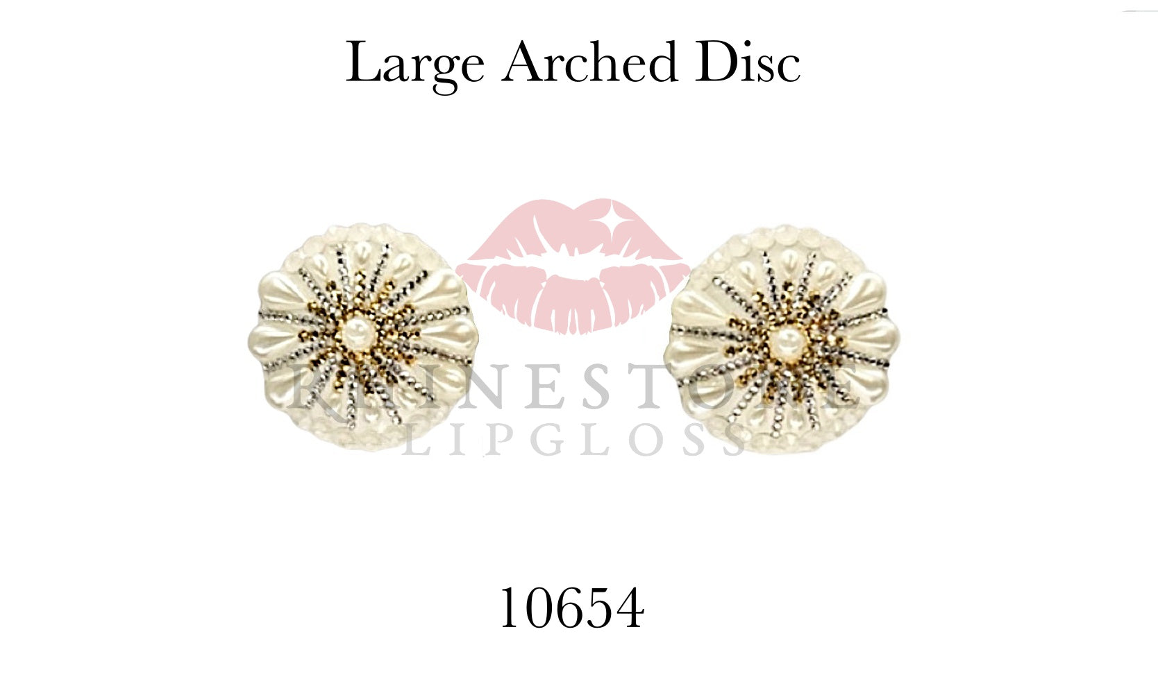 Large Arched Disc Exclusive 10654 Earrings