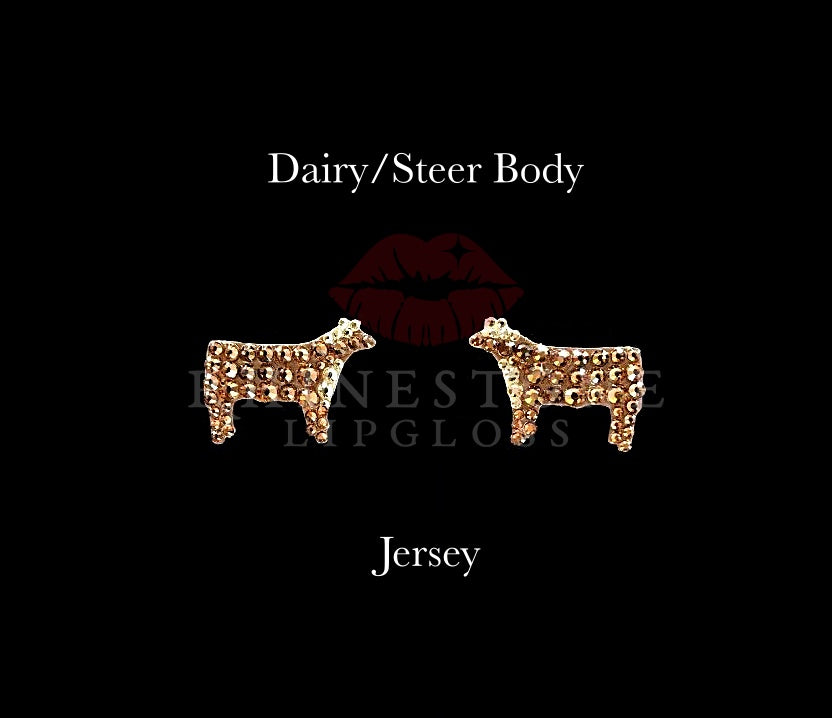 Steer Body - Jersey- Light Smoked Topaz and Light Gold Quartz