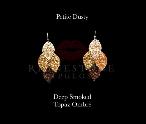 Petite Dusty Ombre' Deep Smoked Topaz