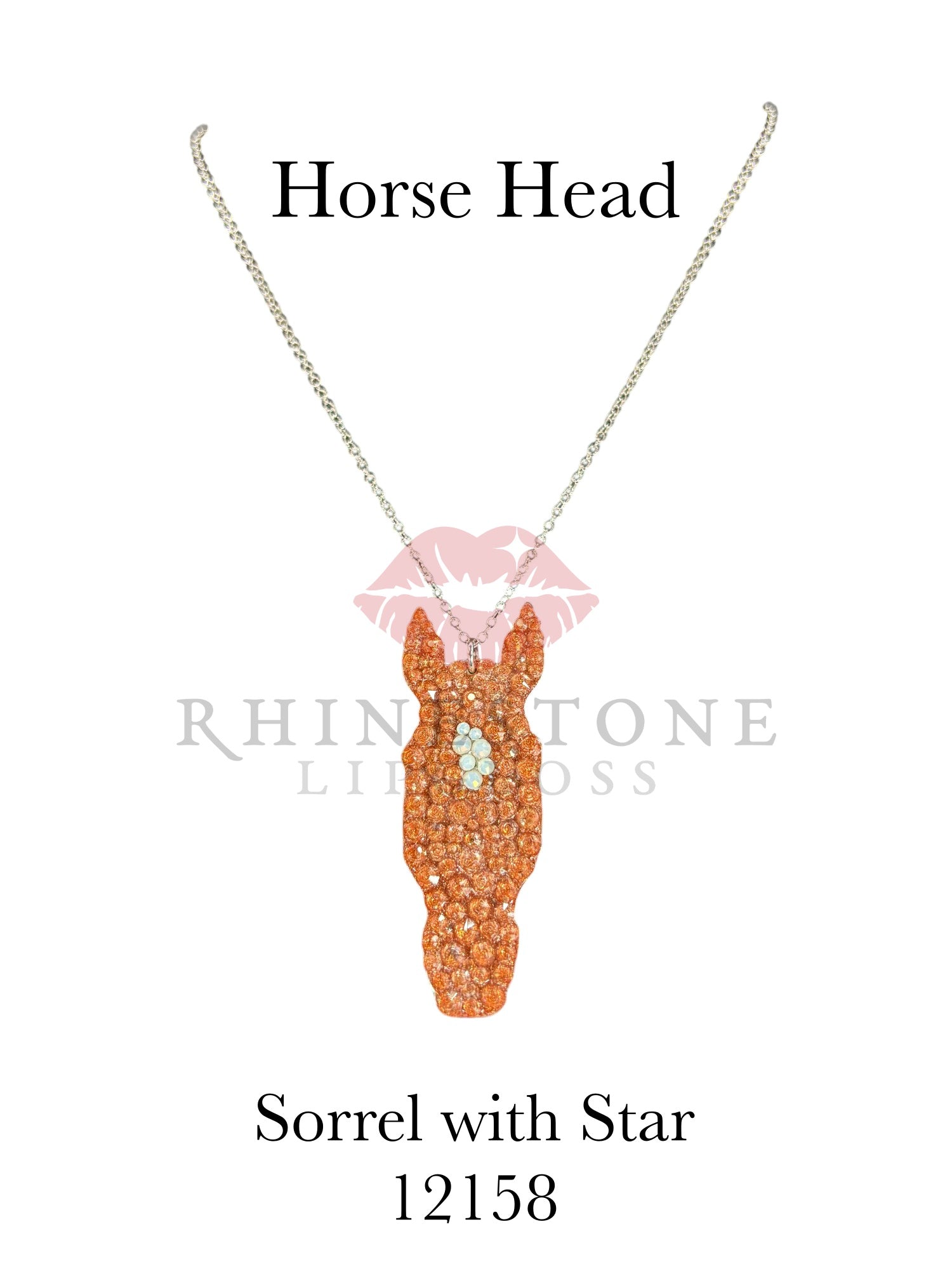 Horse Head Exclusive Pendant Sorrel with Star