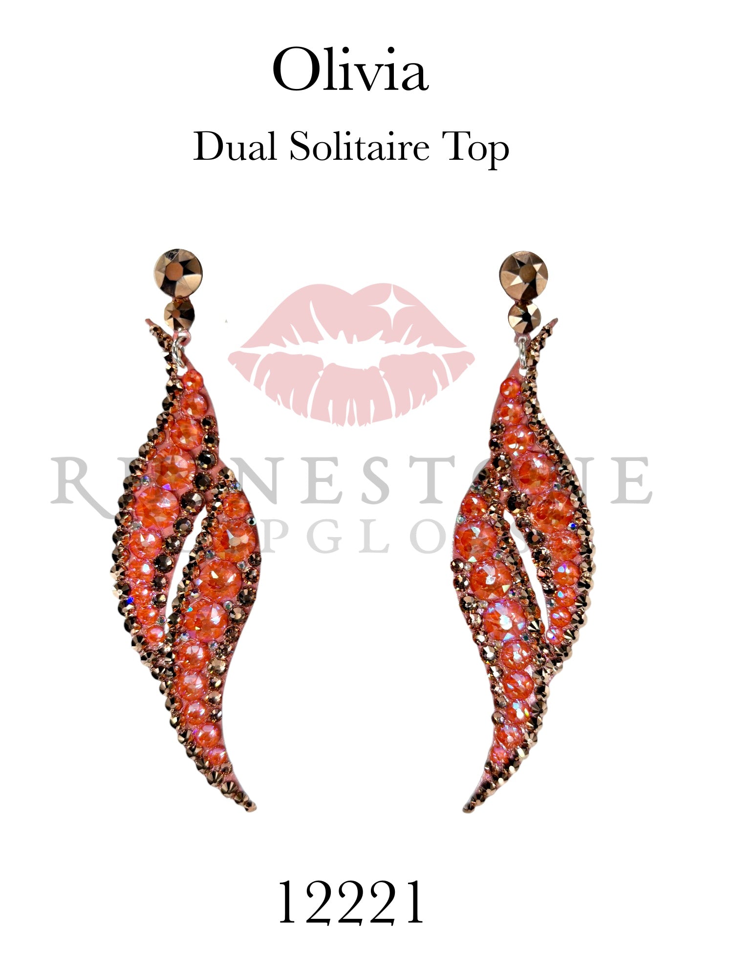 Olivia Dual Solitaire Top 12221 Earrings