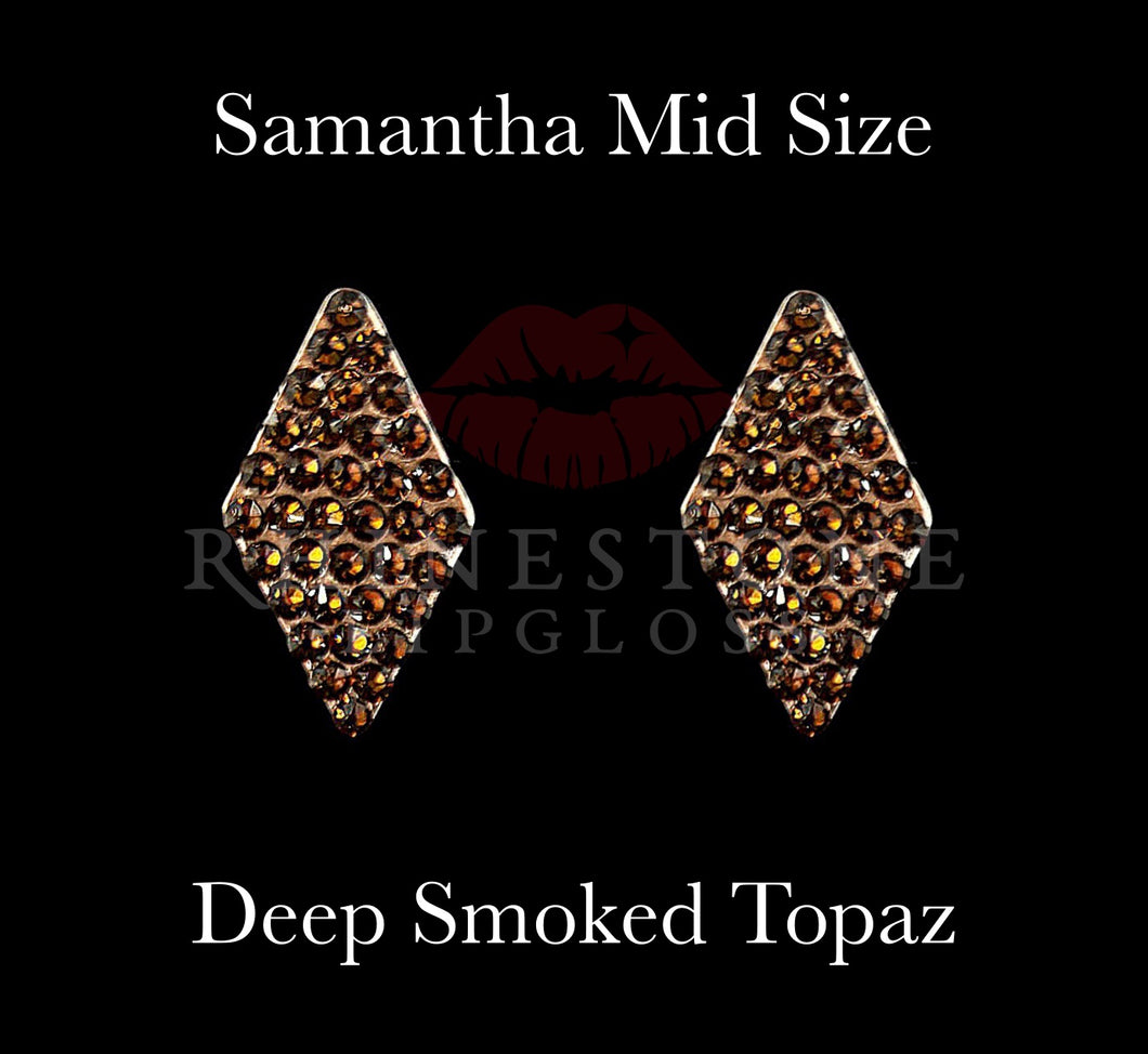 Samantha Mid Size Deep Smoked Topaz