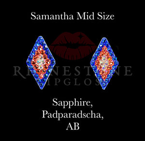 Samantha Mid Size Sapphire, Padparadscha, AB