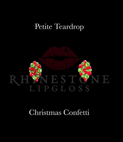 1) Petite Teardrop Christmas Confetti