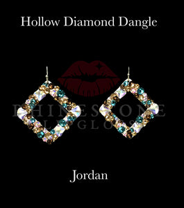 Hollow Diamond Dangle