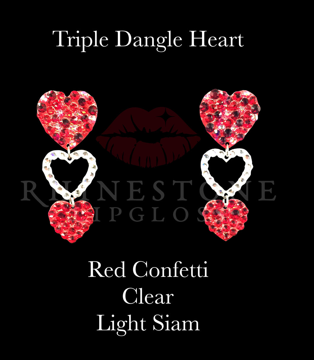 Triple Dangle Heart
