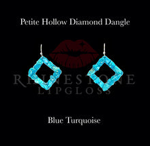 Hollow Diamond Dangle Petite